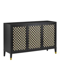 Bramford Black Cabinet - Cabinet by Currey and Company