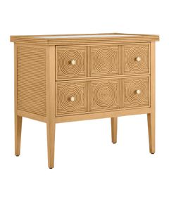 Santos Sea Sand Chest - drawer by Currey and Company