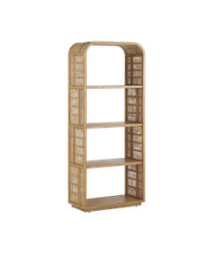 Anisa Sea Sand Etagere - Cabinet by Currey and Company