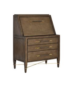 Verona Chanterelle Secretary Desk - Desk by Currey and Company