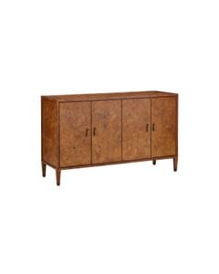 Evie Burl Credenza - Cabinet by Currey and Company