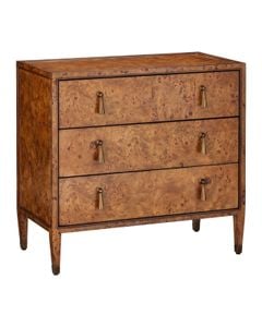 Evie Burl Chest - drawer by Currey and Company