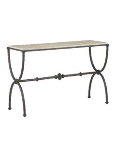 Agora Natural Console Table - Console by Currey and Company