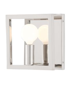Quadrato Nickel Wall Sconce - Wall lamp by Currey and Company