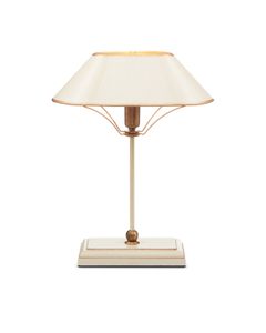Daphne Ivory Table Lamp - Table lamp by Currey and Company