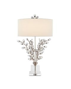 Forget-Me-Not Silver Table Lamp - Table lamp by Currey and Company