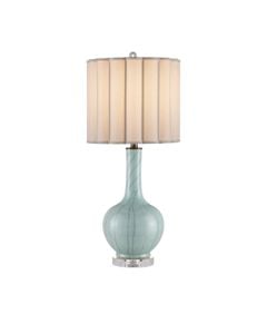 Celadon Crackle Table Lamp - Table lamp by Currey and Company