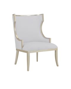 Garson Silver Armchair, Muslin - Armchair by Currey and Company