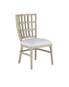 Norene Gray Chair, Muslin - Chair by Currey and Company