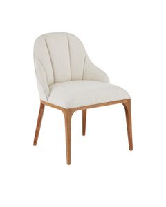 Inga Dining Chair, Adena Parchment - Chair by Currey and Company