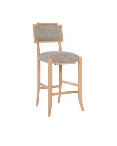 Melanie Blonde Bar Stool, Liller Tortoise - Stool by Currey and Company