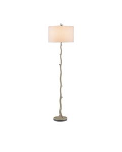 Beaujon Gray Floor Lamp - Floor lamp by Currey and Company