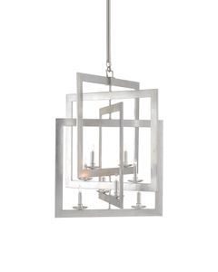 Middleton Large Silver Chandelier - Ceiling lamp by Currey and Company