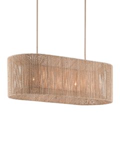 Mereworth Oval Chandelier - Ceiling lamp by Currey and Company