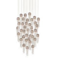 Medusa 36-Light Round Multi-Drop Pendant - Ceiling lamp by Currey and Company
