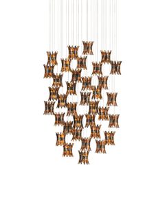 Alsop 36-Light Round Multi-Drop Pendant - Ceiling lamp by Currey and Company