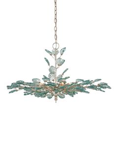 Baobab Medium Silver Chandelier - Ceiling lamp by Currey and Company