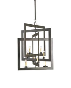 Middleton Large Bronze Chandelier - Ceiling lamp by Currey and Company