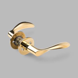 Lever handle AJ97, small - brass - Door by d line