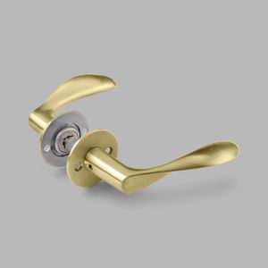 Lever handle AJ97, small - PVD brass - Door by d line