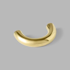 Fat pull handle, medium - PVD brass - Door by d line