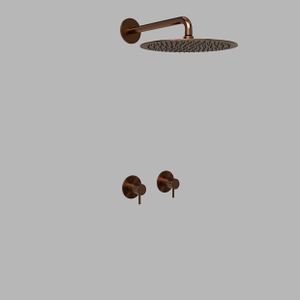 One-way shower w/ thermostat - PVD bronze - Shower by d line