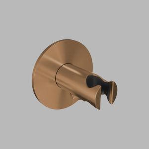 Wall outlet f/ hand shower - PVD copper - Shower by d line