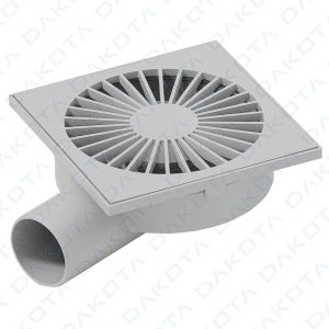 Floor Drain with Low Lateral Exit - Sanitary accessories by Dakota