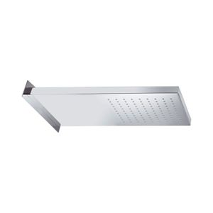 Stainless steel mirror polished wall shower head. - Tap by Daniel Rubinetterie