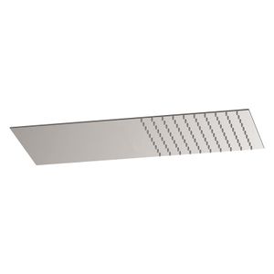 Ultra slim stainless steel mirror polished wall shower head. - Tap by Daniel Rubinetterie