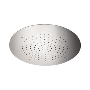Ceiling stainless steel mirror polished shower head with antilimestone system Ø55 cm, with rain jet. - Tap by Daniel Rubinetterie