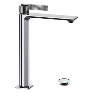 High Washbasin mixer, click-clack waste with overflow included. - Tap by Daniel Rubinetterie