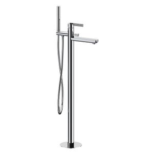 Free standing bath mixer floor mounting with diverter and shower kit. - Tap by Daniel Rubinetterie