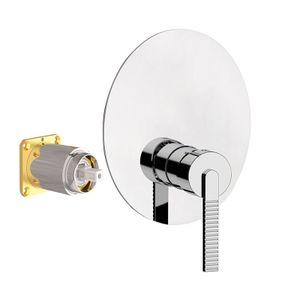Built-in bath/shower single-lever mixer, Regency series, without diverter, to be combined with the built-in box art. DANBOX. mm Ø 35 cartridge. - Tap by Daniel Rubinetterie