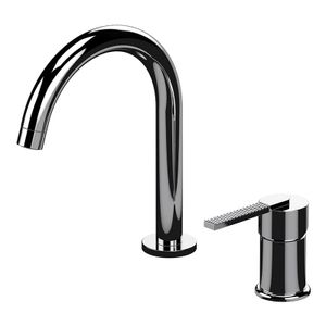 Two-hole single-lever washbasin mixer. - Tap by Daniel Rubinetterie