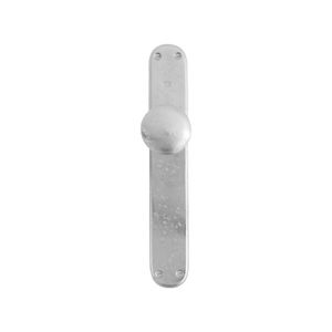PAIRE BOUTON DE PORTE PHR /P40 BRONZE BLANC SATINE (WBS) Plaques BLIND - Finishes accessories by Dauby