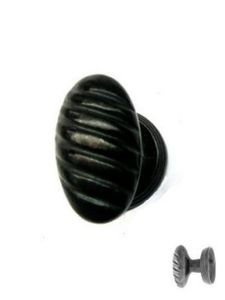 PAIRE BOUTON DE PORTE PO5 R1-DIN-38mm BRONZE FONCEE (AZ) - Finishes accessories by Dauby