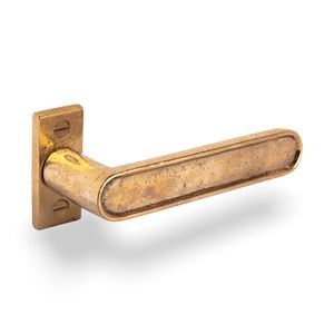 Pair Door handle - Bronze Brut Poli (RBP) - Door by Dauby