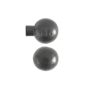 PIECE BOUTON DE MEUBLE PT-25  FER VIEILLI - NOIR (VO)  25mm - Finishes accessories by Dauby