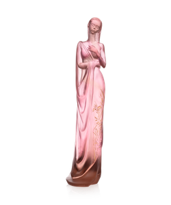 Lys d'eau rose et or de Marie-Paule Deville-Chabrolle 50ex - Furniture accessories by Daum