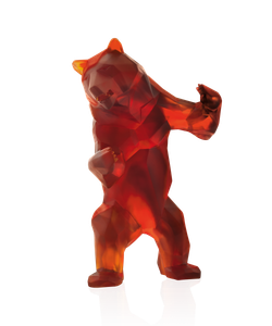 Wild Bear Ambre de Richard Orlinski 50ex - Furniture accessories by Daum