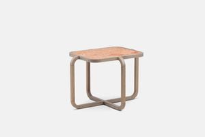 ALPHA SIDE TABLE WITH STONE TOP - Table by De La Espada