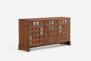 ARTS AND CRAFTS 3-UNIT SIDEBOARD TALL - Cabinet by De La Espada