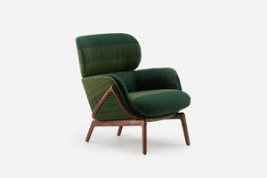 ELYSIA LOUNGE CHAIR WITH MANTA LIDO - Armchair by De La Espada