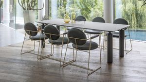 Table legs - Varnished aluminum - Cabinet by De Rosso
