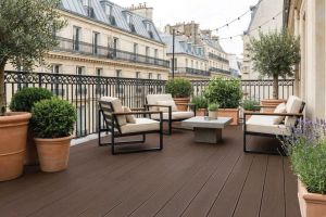 Brown Outdoor decking board - Floor plank by Décoplus Parquets