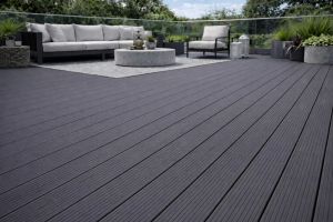 Grey Outdoor decking board - Floor plank by Décoplus Parquets