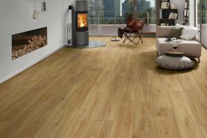 Gold laminate flooring - Synthetic Floor by Décoplus Parquets
