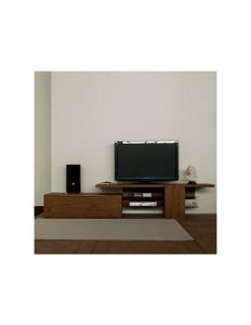 Sistema componibile Wild di contenitori e mensole con ripiani in vetro - Table by Deodara