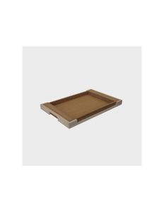 Vassoio bianco in HPL e rovere - Table by Deodara